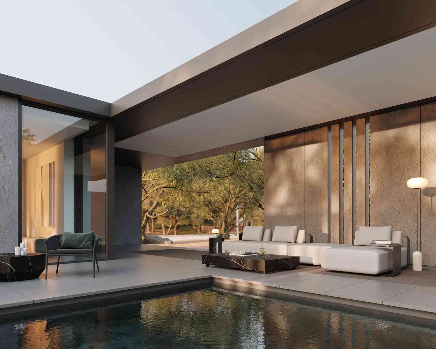 Florian Outdoor Lounger