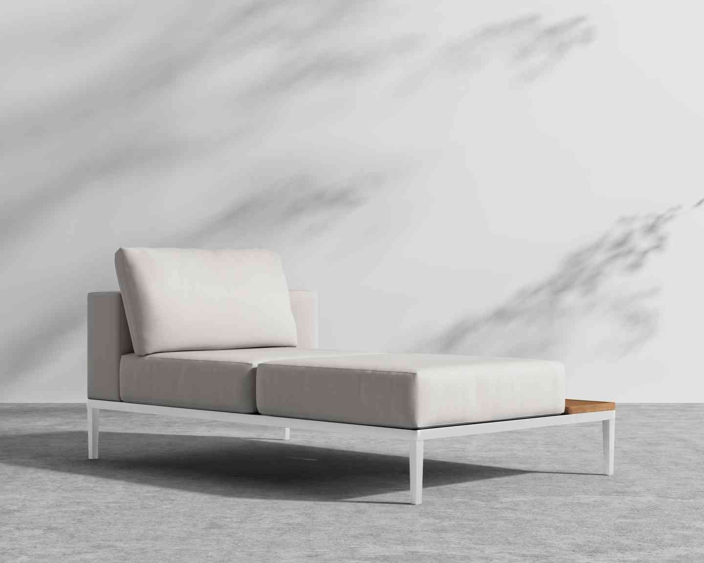 Francis Outdoor Right Chaise
